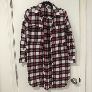 Black White Red Plaid Flannel Forever 21 Women S